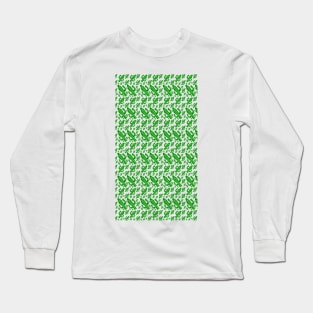 cactus seamless pattern background Long Sleeve T-Shirt